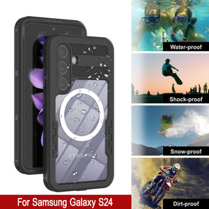 Galaxy S24 Waterproof Case [Alpine 2.0 Series] [Slim Fit] [IP68 Certified] [Shockproof] [Clear]