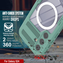 Load image into Gallery viewer, Galaxy S24 Ultra Waterproof Case [Alpine 2.0 Series] [Slim Fit] [IP68 Certified] [Shockproof] [Teal]
