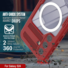 Load image into Gallery viewer, Galaxy S24 Ultra Waterproof Case [Alpine 2.0 Series] [Slim Fit] [IP68 Certified] [Shockproof] [Red]
