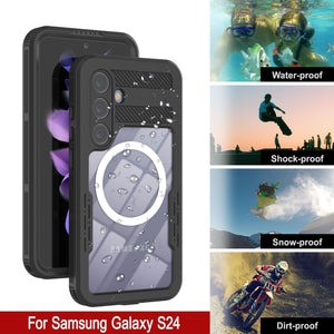 Galaxy S24 Waterproof Case [Alpine 2.0 Series] [Slim Fit] [IP68 Certified] [Shockproof] [Black]