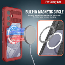 Load image into Gallery viewer, Galaxy S24 Waterproof Case [Alpine 2.0 Series] [Slim Fit] [IP68 Certified] [Shockproof] [Red]
