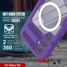 Load image into Gallery viewer, Galaxy S24 Waterproof Case [Alpine 2.0 Series] [Slim Fit] [IP68 Certified] [Shockproof] [Purple]
