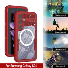 Load image into Gallery viewer, Galaxy S24 Ultra Waterproof Case [Alpine 2.0 Series] [Slim Fit] [IP68 Certified] [Shockproof] [Red]

