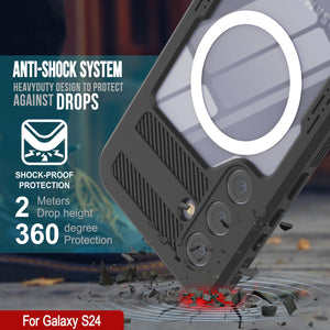 Galaxy S24 Waterproof Case [Alpine 2.0 Series] [Slim Fit] [IP68 Certified] [Shockproof] [Clear]