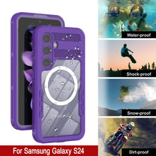 Load image into Gallery viewer, Galaxy S24 Ultra Waterproof Case [Alpine 2.0 Series] [Slim Fit] [IP68 Certified] [Shockproof] [Purple]
