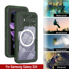 Load image into Gallery viewer, Galaxy S24 Ultra Waterproof Case [Alpine 2.0 Series] [Slim Fit] [IP68 Certified] [Shockproof] [Light Green]
