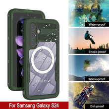 Load image into Gallery viewer, Galaxy S24 Waterproof Case [Alpine 2.0 Series] [Slim Fit] [IP68 Certified] [Shockproof] [Light Green]
