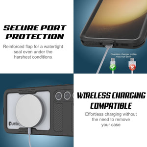 Galaxy S23+ Plus Waterproof Case [Alpine 2.0 Series] [Slim Fit] [IP68 Certified] [Shockproof] [Black]