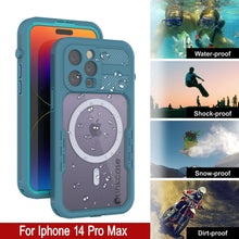 Load image into Gallery viewer, iPhone 14 Pro Max Waterproof Case [Alpine 2.0 Series] [Slim Fit] [IP68 Certified] [Shockproof] [Blue]
