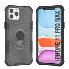 Load image into Gallery viewer, PunkCase for iPhone 11 Pro Max Case [Magnetix 2.0 Series] Clear Protective TPU Cover W/Kickstand [Black]
