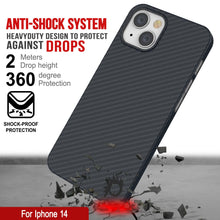 Load image into Gallery viewer, Punkcase iPhone 14 Carbon Fiber Case [AramidShield Series] Ultra Slim &amp; Light Kevlar
