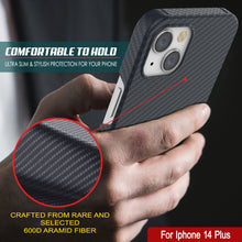 Load image into Gallery viewer, Punkcase for iPhone 14 Plus Carbon Fiber Case [Aramid MagShield Series] Ultra Slim
