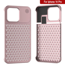 Load image into Gallery viewer, PunkCase for iPhone 14 Pro Aluminum Alloy Case [Fortifier Extreme Series] Ultra Durable Cover [Rose-Gold]

