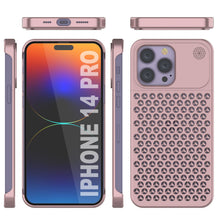 Load image into Gallery viewer, PunkCase for iPhone 14 Pro Aluminum Alloy Case [Fortifier Extreme Series] Ultra Durable Cover [Rose-Gold]
