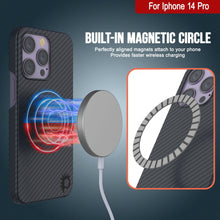 Load image into Gallery viewer, Punkcase for iPhone 14 Pro Carbon Fiber Case [Aramid MagShield Series] Ultra Slim
