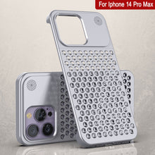 Load image into Gallery viewer, PunkCase for iPhone 14 Pro Max Aluminum Alloy Case [Fortifier Extreme Series] Ultra Durable Cover [Silver]

