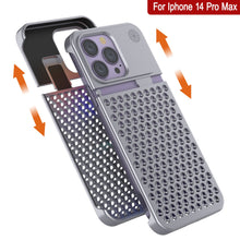 Load image into Gallery viewer, PunkCase for iPhone 14 Pro Max Aluminum Alloy Case [Fortifier Extreme Series] Ultra Durable Cover [Silver]
