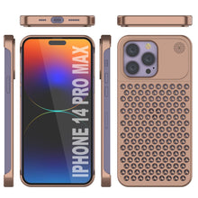 Load image into Gallery viewer, PunkCase for iPhone 14 Pro Max Aluminum Alloy Case [Fortifier Extreme Series] Ultra Durable Cover [Bronze]
