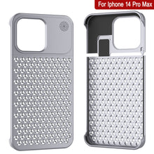 Load image into Gallery viewer, PunkCase for iPhone 14 Pro Max Aluminum Alloy Case [Fortifier Extreme Series] Ultra Durable Cover [Silver]
