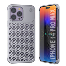 Load image into Gallery viewer, PunkCase for iPhone 14 Pro Max Aluminum Alloy Case [Fortifier Extreme Series] Ultra Durable Cover [Silver]
