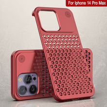 Load image into Gallery viewer, PunkCase for iPhone 14 Pro Max Aluminum Alloy Case [Fortifier Extreme Series] Ultra Durable Cover [Red]
