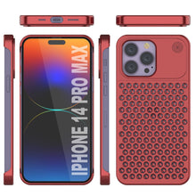 Load image into Gallery viewer, PunkCase for iPhone 14 Pro Max Aluminum Alloy Case [Fortifier Extreme Series] Ultra Durable Cover [Red]
