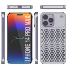 Load image into Gallery viewer, PunkCase for iPhone 14 Pro Max Aluminum Alloy Case [Fortifier Extreme Series] Ultra Durable Cover [Silver]
