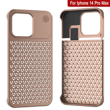 Load image into Gallery viewer, PunkCase for iPhone 14 Pro Max Aluminum Alloy Case [Fortifier Extreme Series] Ultra Durable Cover [Bronze]
