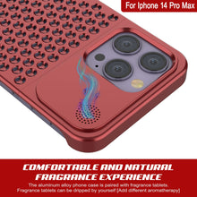Load image into Gallery viewer, PunkCase for iPhone 14 Pro Max Aluminum Alloy Case [Fortifier Extreme Series] Ultra Durable Cover [Red]
