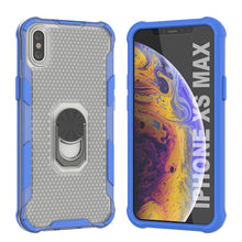 Load image into Gallery viewer, PunkCase for iPhone XS Max Case [Magnetix 2.0 Series] Clear Protective TPU Cover W/Kickstand [Blue]
