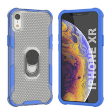 Load image into Gallery viewer, PunkCase for iPhone XR Case [Magnetix 2.0 Series] Clear Protective TPU Cover W/Kickstand [Blue]
