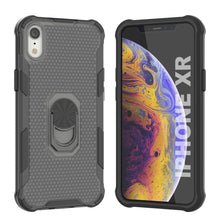 Load image into Gallery viewer, PunkCase for iPhone XR Case [Magnetix 2.0 Series] Clear Protective TPU Cover W/Kickstand [Black]
