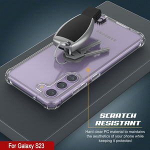 PunkCase Galaxy S23 Case [Clear Acrylic Series] for Galaxy S23 5G (6.1") (2023) [Clear]