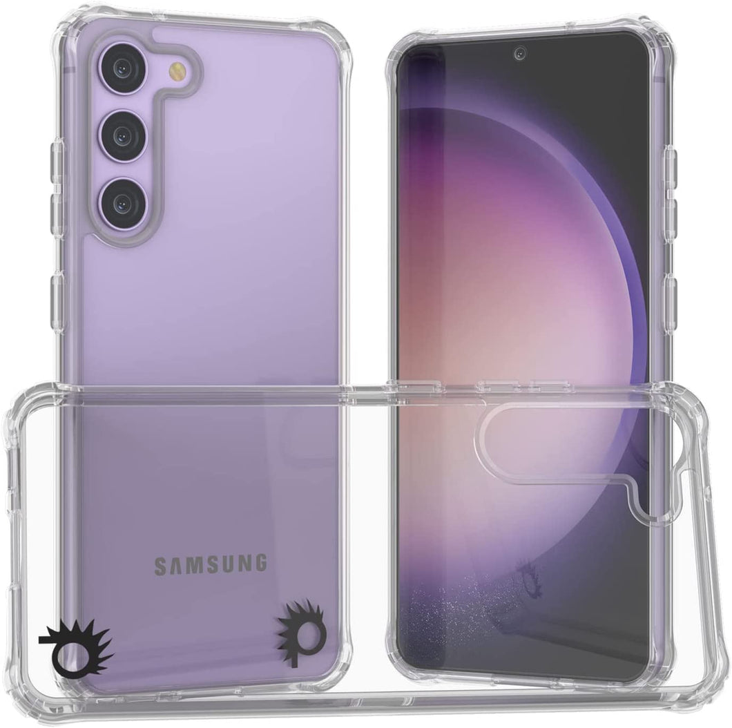 PunkCase Galaxy S23 Case [Clear Acrylic Series] for Galaxy S23 5G (6.1