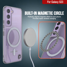 Load image into Gallery viewer, Punkcase Galaxy S23 Magnetic Wireless Charging Case [ClearMag Series]
