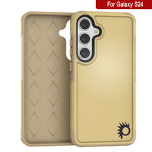 Load image into Gallery viewer, PunkCase Galaxy S24 Case, [Spartan 2.0 Series] Clear Rugged Heavy Duty Cover [Yellow]
