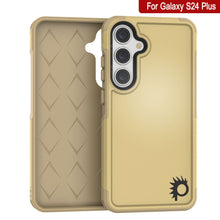 Load image into Gallery viewer, PunkCase Galaxy S24+ Plus Case, [Spartan 2.0 Series] Clear Rugged Heavy Duty Cover [Yellow]
