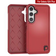 Load image into Gallery viewer, PunkCase Galaxy S24+ Plus Case, [Spartan 2.0 Series] Clear Rugged Heavy Duty Cover [Red]
