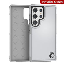 Load image into Gallery viewer, PunkCase Galaxy S24 Ultra Case, [Spartan 2.0 Series] Clear Rugged Heavy Duty Cover [White]
