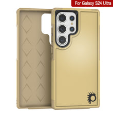 Load image into Gallery viewer, PunkCase Galaxy S24 Ultra Case, [Spartan 2.0 Series] Clear Rugged Heavy Duty Cover [Yellow]
