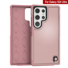 Load image into Gallery viewer, PunkCase Galaxy S24 Ultra Case, [Spartan 2.0 Series] Clear Rugged Heavy Duty Cover [Pink]
