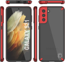 Load image into Gallery viewer, Punkcase Galaxy S21 Case [Mirage Series] Heavy Duty Phone Cover (Red)
