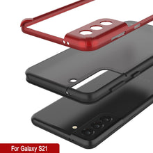 Load image into Gallery viewer, Punkcase Galaxy S21 Case [Mirage Series] Heavy Duty Phone Cover (Red)
