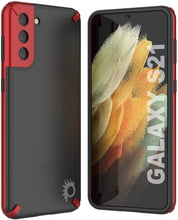 Load image into Gallery viewer, Punkcase Galaxy S21 Case [Mirage Series] Heavy Duty Phone Cover (Red)
