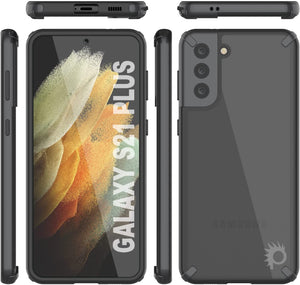 Punkcase Galaxy S21 Plus Case [Mirage Series] Heavy Duty Phone Cover (Black)