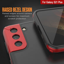 Load image into Gallery viewer, Punkcase Galaxy S21 Plus Case [Mirage Series] Heavy Duty Phone Cover (Red)
