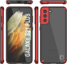 Load image into Gallery viewer, Punkcase Galaxy S21 Plus Case [Mirage Series] Heavy Duty Phone Cover (Red)
