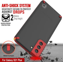 Load image into Gallery viewer, Punkcase Galaxy S21 Plus Case [Mirage Series] Heavy Duty Phone Cover (Red)
