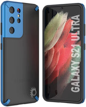 Load image into Gallery viewer, Punkcase Galaxy S21 Ultra Case [Mirage Series] Heavy Duty Phone Cover (Blue)
