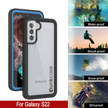 Load image into Gallery viewer, Galaxy S22 Water/ Shock/ Snow/ dirt proof [Extreme Series] Slim Case [Light Blue]
